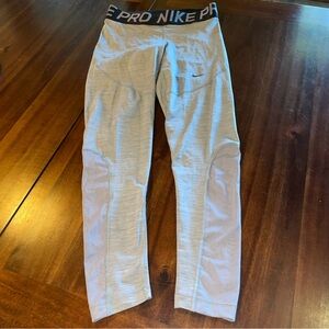 Nike Pro Gray Leggings Tights!